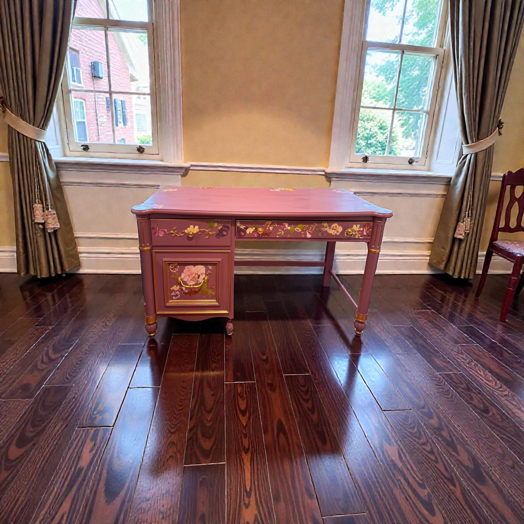 Custom made desk, chair and nightstand by Stanley Furniture
