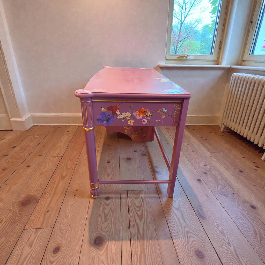 Custom made desk, chair and nightstand by Stanley Furniture